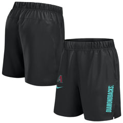 Black Arizona Diamondbacks Nike Woven Victory Dri-FIT Shorts
