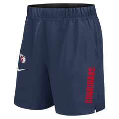 Navy Cleveland Guardians Nike Woven Victory Dri-FIT Shorts