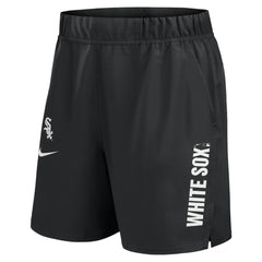 Black Chicago White Sox Nike Woven Victory Dri-FIT Shorts