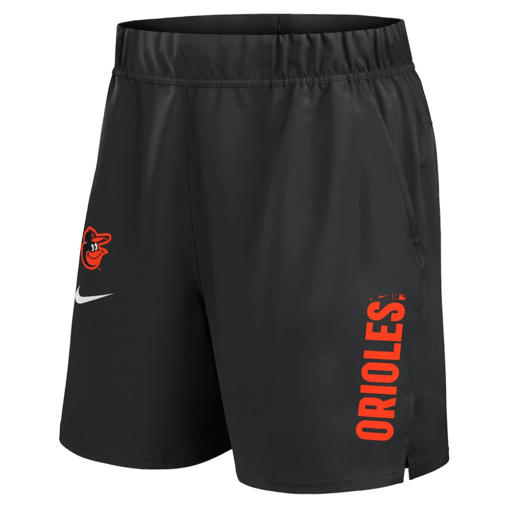 Black Baltimore Orioles Nike Woven Victory Dri-FIT Shorts