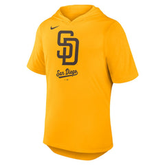 Gold San Diego Padres Nike Tri-Blend Hoodie T-Shirt