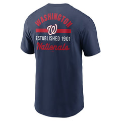 Navy Washington Nationals Nike 2-Hit T-Shirt