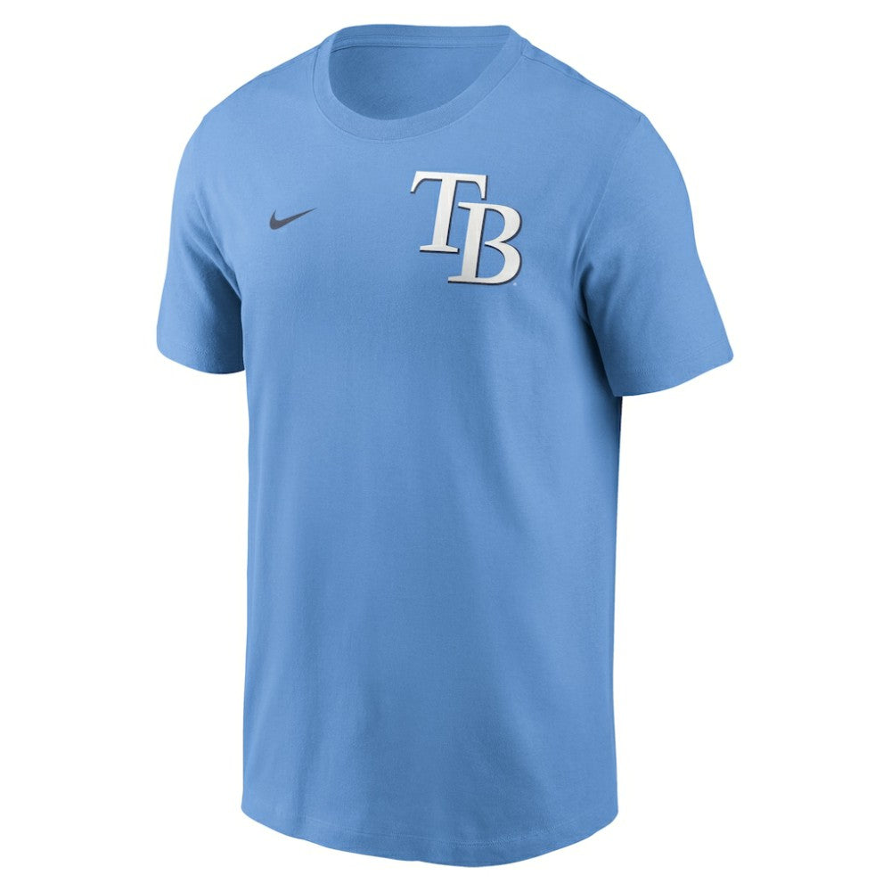 Light Blue Tampa Bay Rays Nike 2-Hit T-Shirt