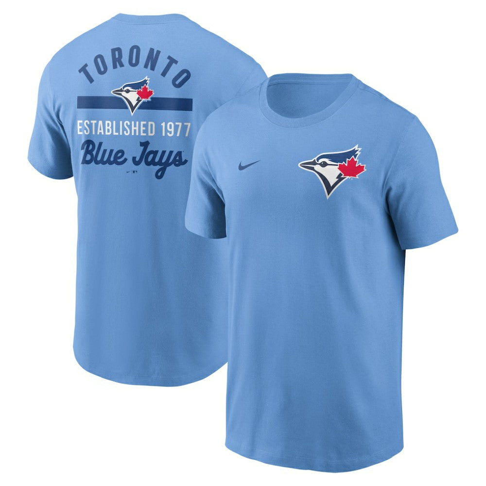 Powder Blue Toronto Blue Jays Nike 2-Hit T-Shirt
