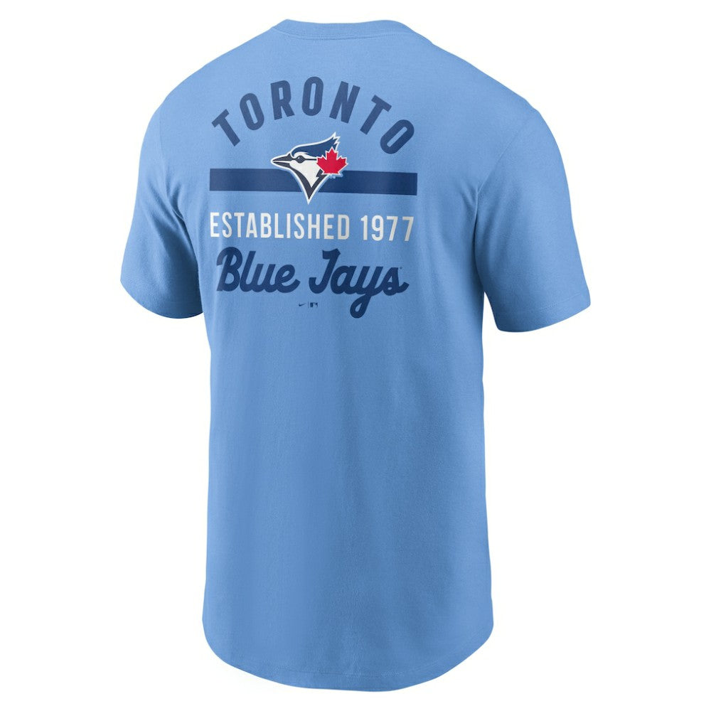 Powder Blue Toronto Blue Jays Nike 2-Hit T-Shirt