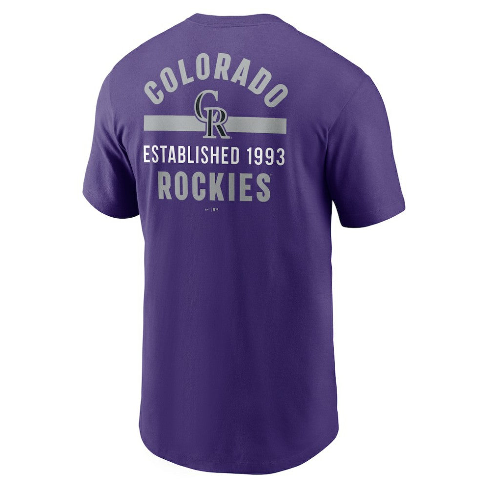 Purple Colorado Rockies Nike 2-Hit T-Shirt