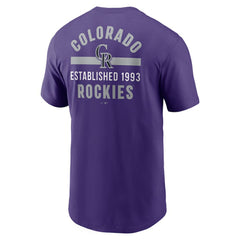Purple Colorado Rockies Nike 2-Hit T-Shirt