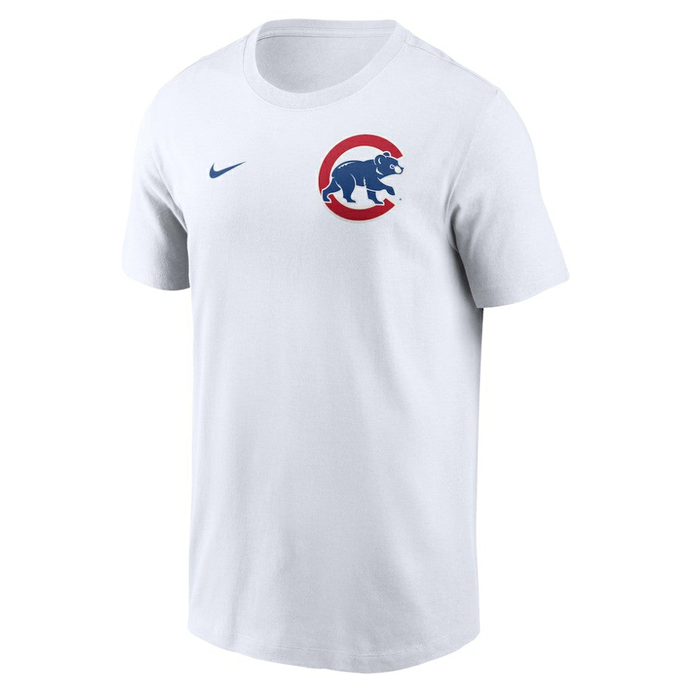 White Chicago Cubs Nike 2-Hit T-Shirt