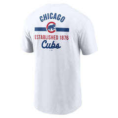 White Chicago Cubs Nike 2-Hit T-Shirt