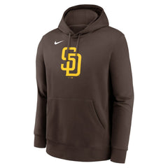 Brown San Diego Padres Nike Logo Club Fleece Hoodie