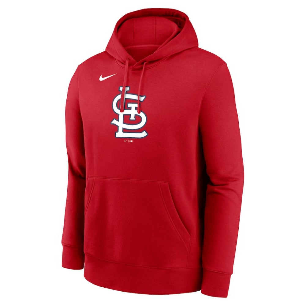 Red St. Louis Cardinals Nike Logo Club Fleece Hoodie