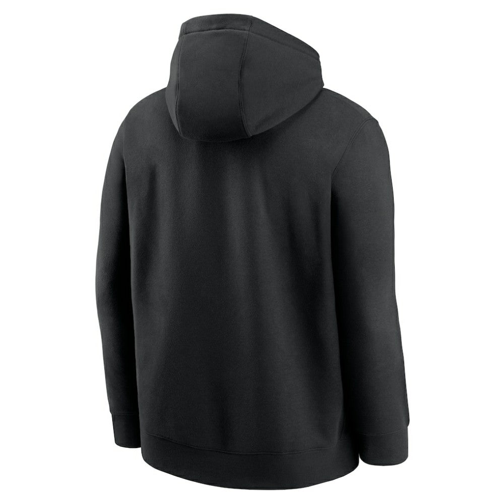 Black Pittsburgh Pirates Nike Logo Club Fleece Hoodie