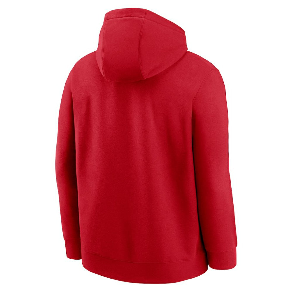 Red Philadelphia Phillies Nike Logo Club Fleece Hoodie