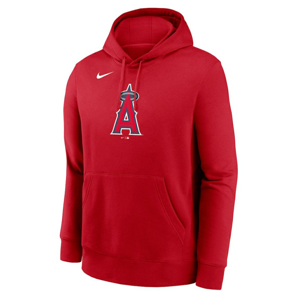 Red Los Angeles Angels Nike Logo Club Fleece Hoodie