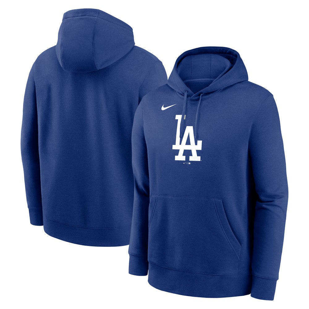 Royal Los Angeles Dodgers Nike Logo Club Fleece Hoodie