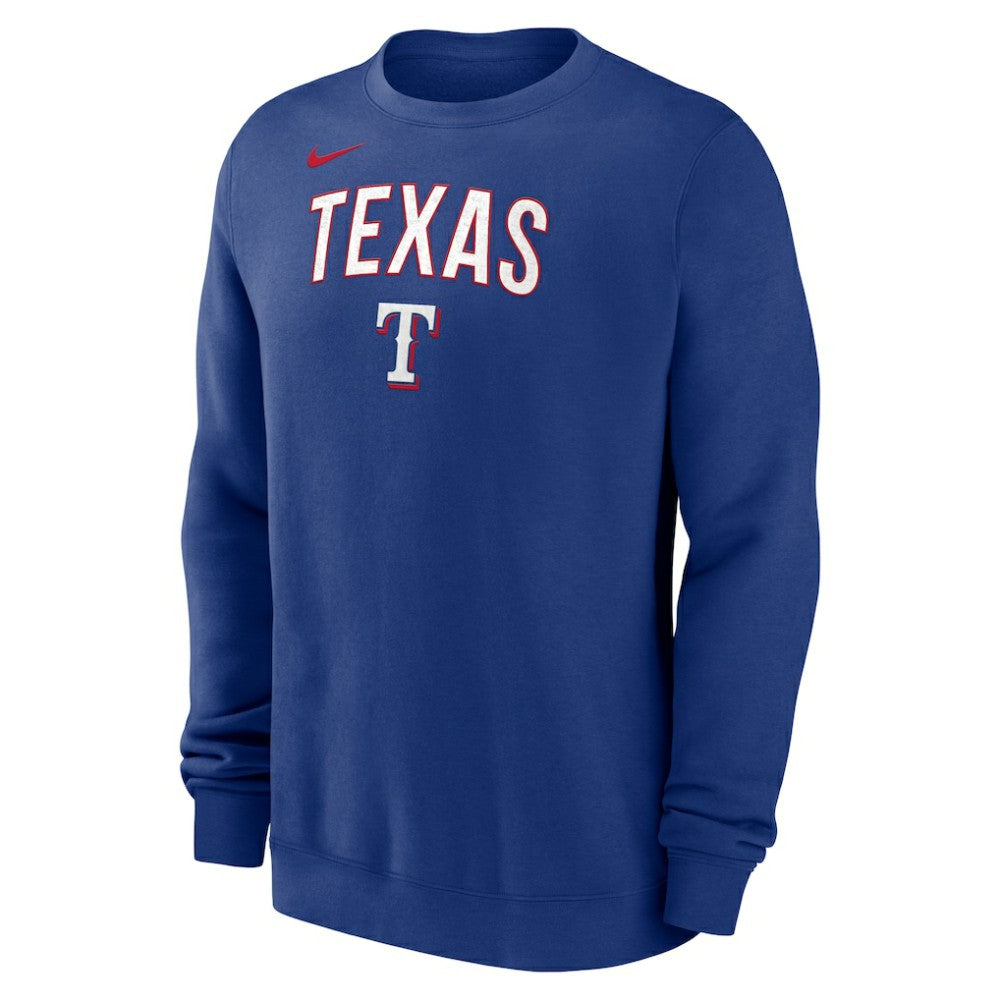 Royal Texas Rangers Nike Sweatshirt