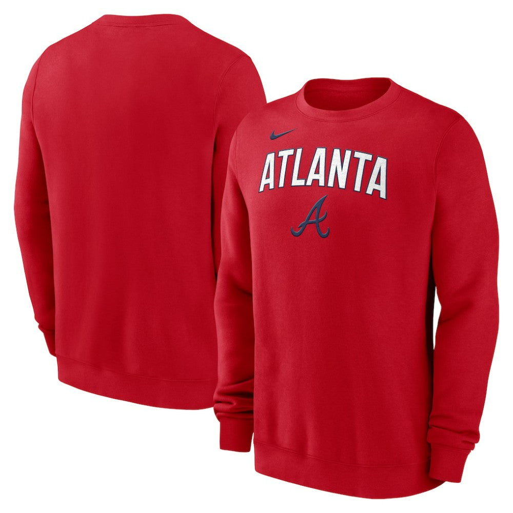 Red Atlanta Braves Nike Sweatshirt