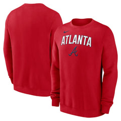 Red Atlanta Braves Nike Sweatshirt