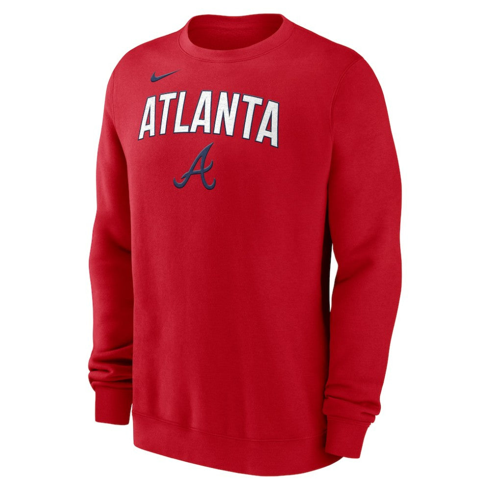 Red Atlanta Braves Nike Sweatshirt