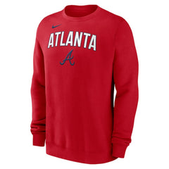 Red Atlanta Braves Nike Sweatshirt