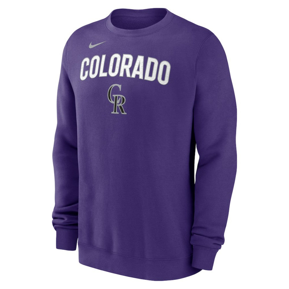 Purple Colorado Rockies Nike Sweatshirt