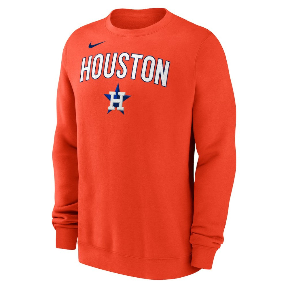 Orange Houston Astros Nike Sweatshirt