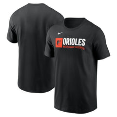 Black Baltimore Orioles Nike Team Block T-Shirt