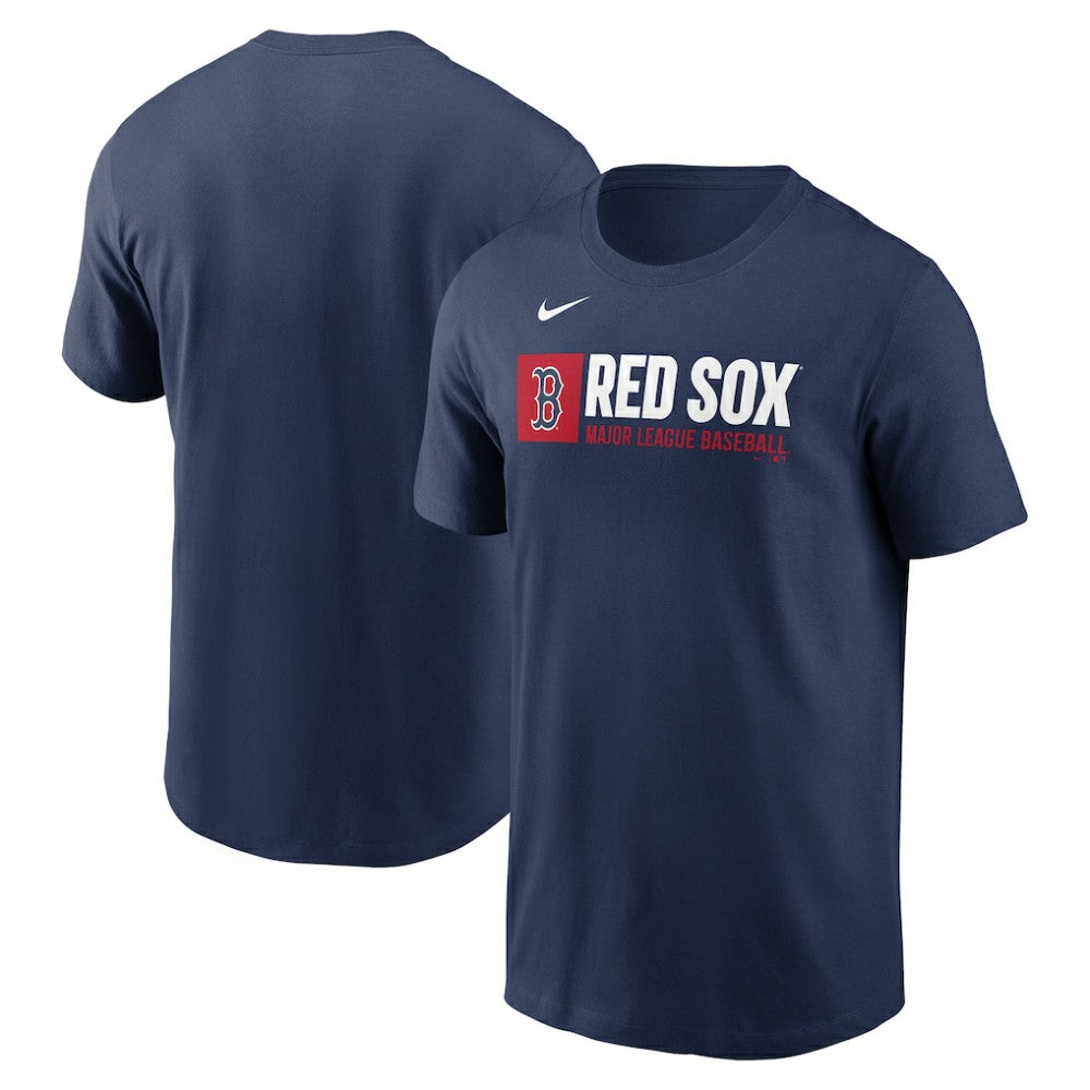 Navy Boston Red Sox Nike Team Block T-Shirt