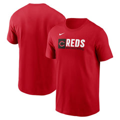 Red Cincinnati Reds Nike Team Block T-Shirt