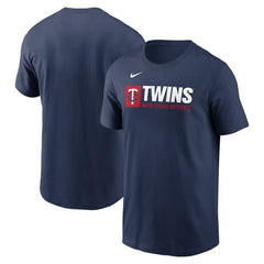 Navy Minnesota Twins Nike Team Block T-Shirt