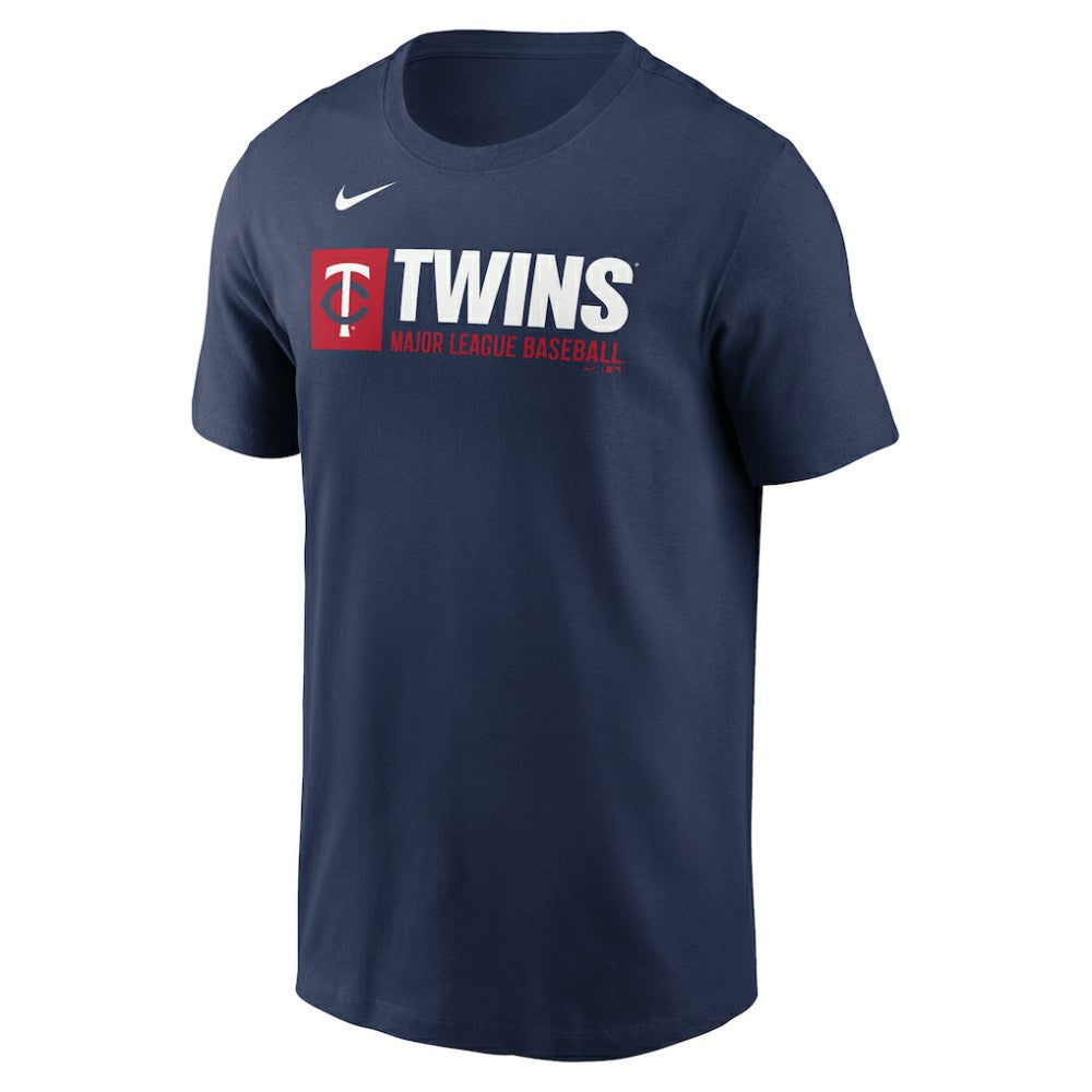 Navy Minnesota Twins Nike Team Block T-Shirt