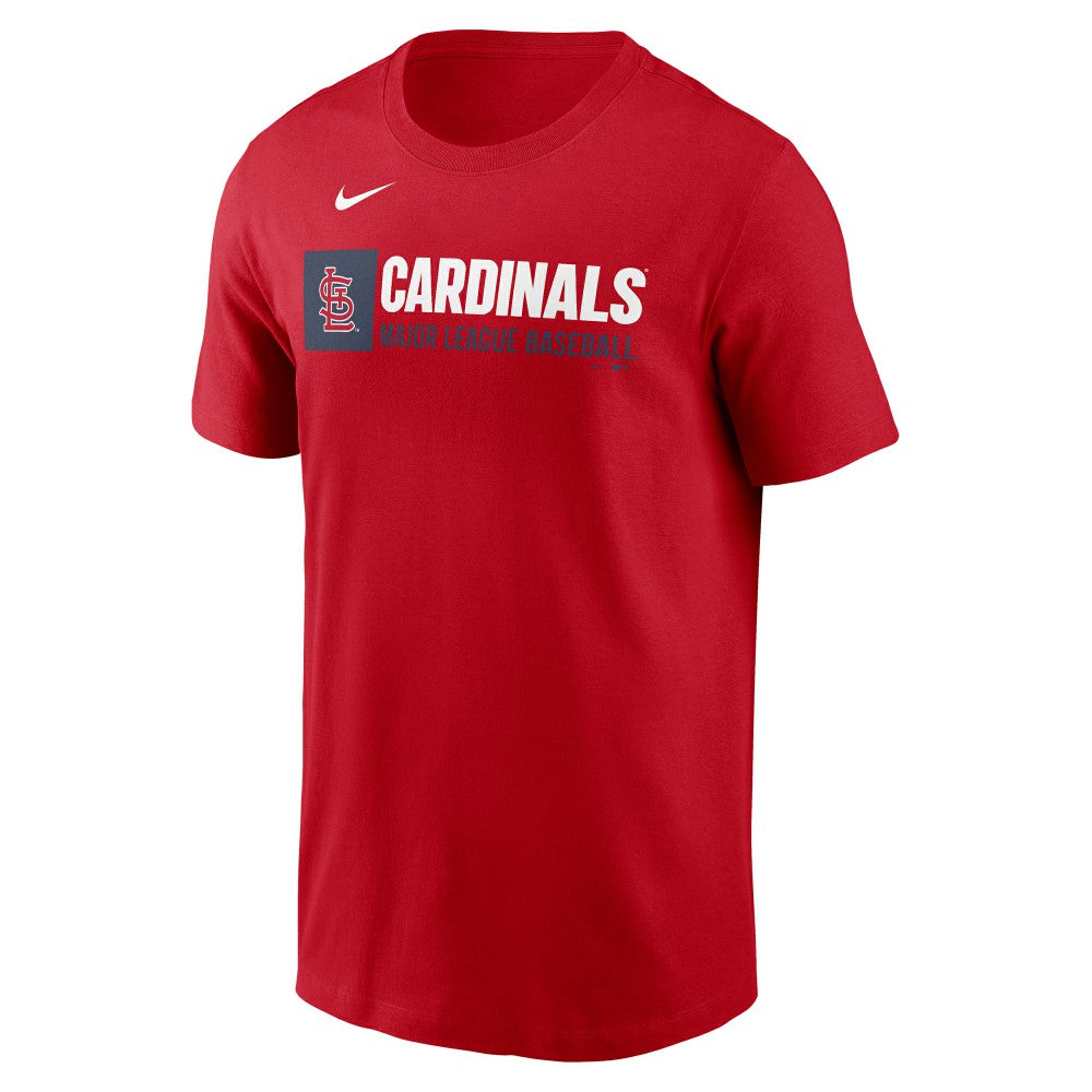 Red St. Louis Cardinals Nike Team Block T-Shirt
