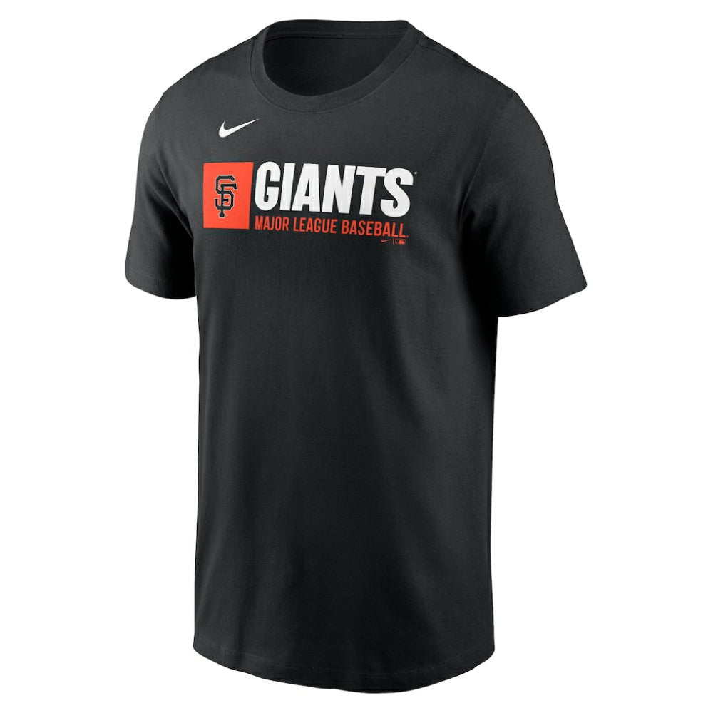 Black San Francisco Giants Nike Team Block T-Shirt