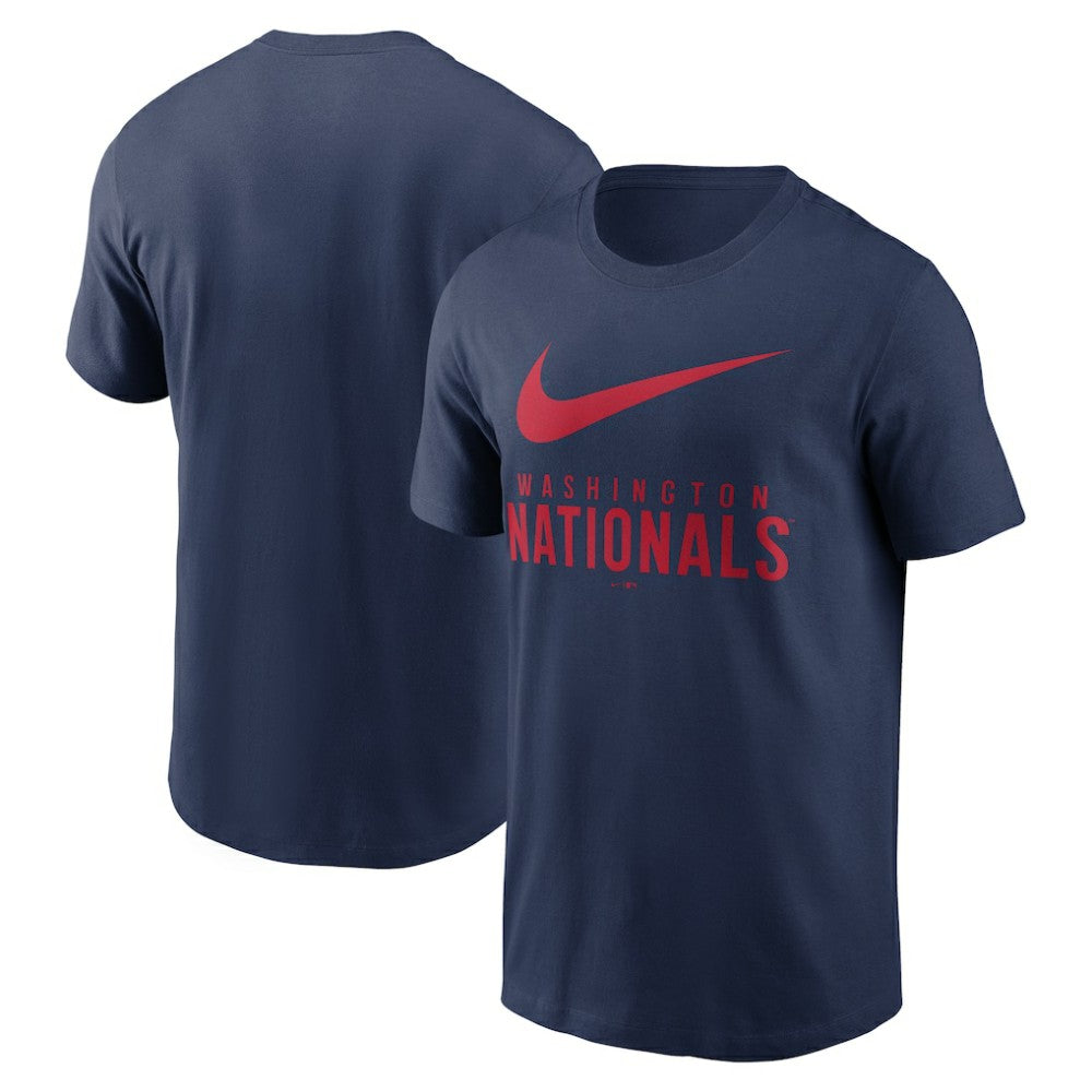 Navy Washington Nationals Nike Swoosh T-Shirt