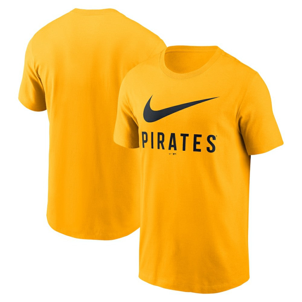 Gold Pittsburgh Pirates Nike Swoosh T-Shirt