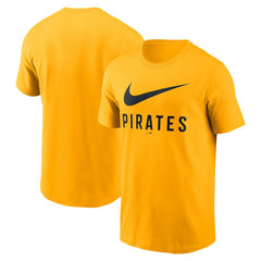 Gold Pittsburgh Pirates Nike Swoosh T-Shirt