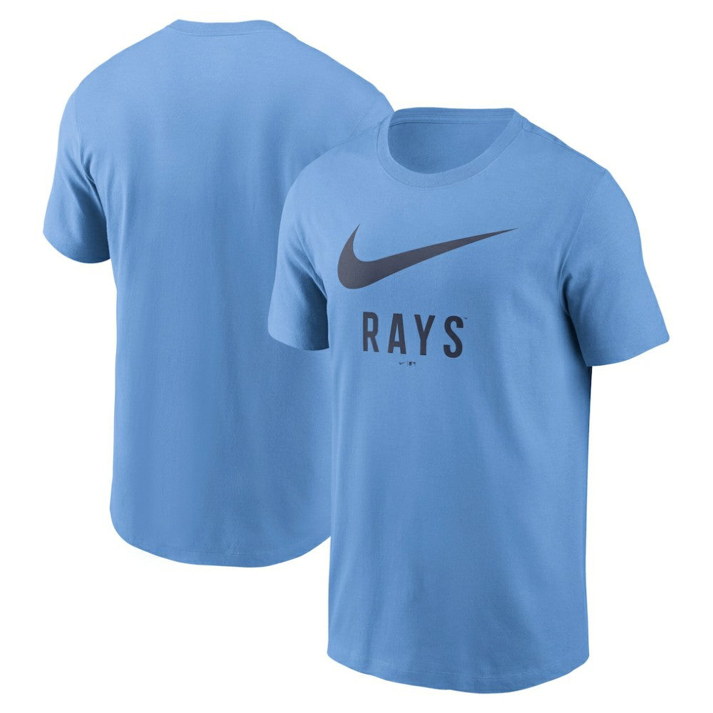 Light Blue Tampa Bay Rays Nike Swoosh T-Shirt