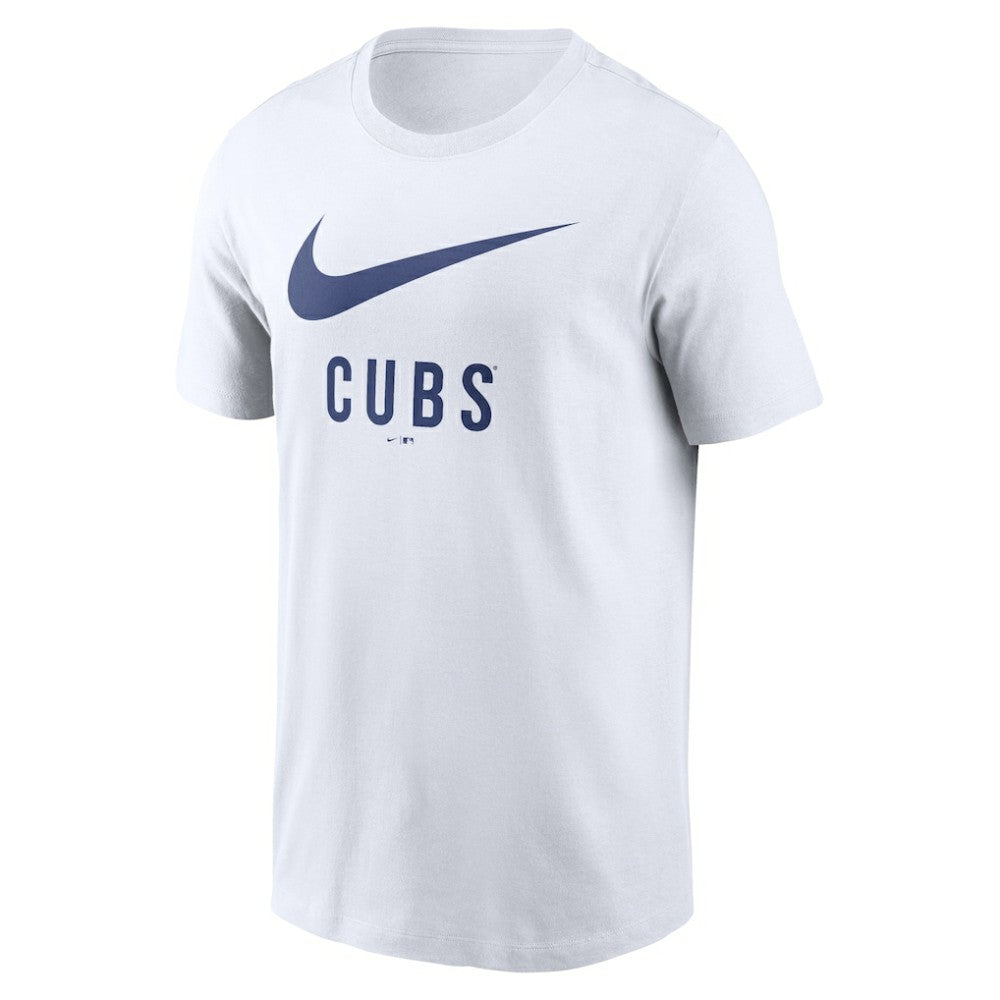 White Chicago Cubs Nike Swoosh T-Shirt