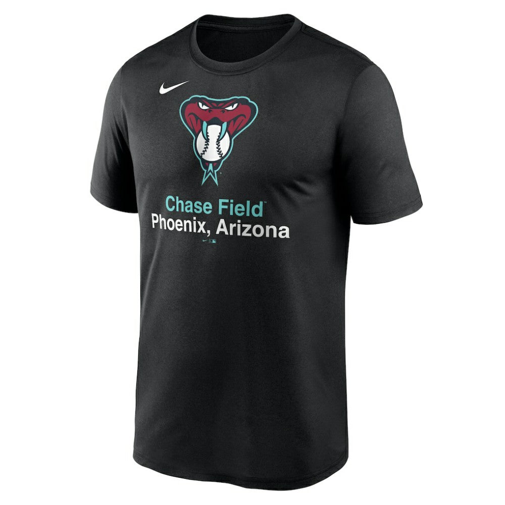 Black Arizona Diamondbacks Nike Stadium Legend Performance T-Shirt
