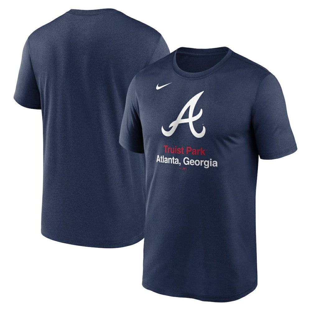 Navy Atlanta Braves Nike Stadium Legend Performance T-Shirt