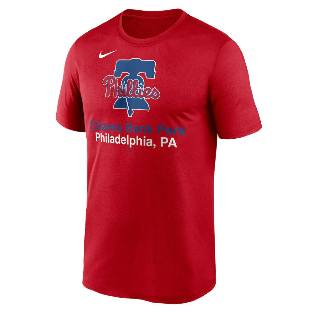 Red Philadelphia Phillies Nike Stadium Legend Performance T-Shirt