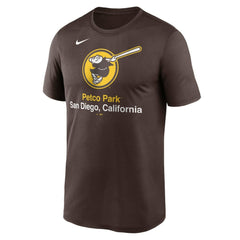 Brown San Diego Padres Nike Stadium Legend Performance T-Shirt