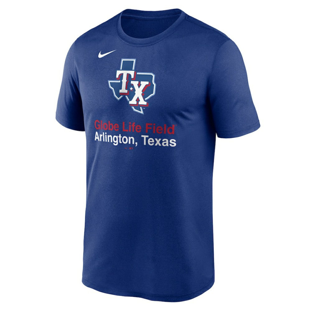 Royal Texas Rangers Nike Stadium Legend Performance T-Shirt