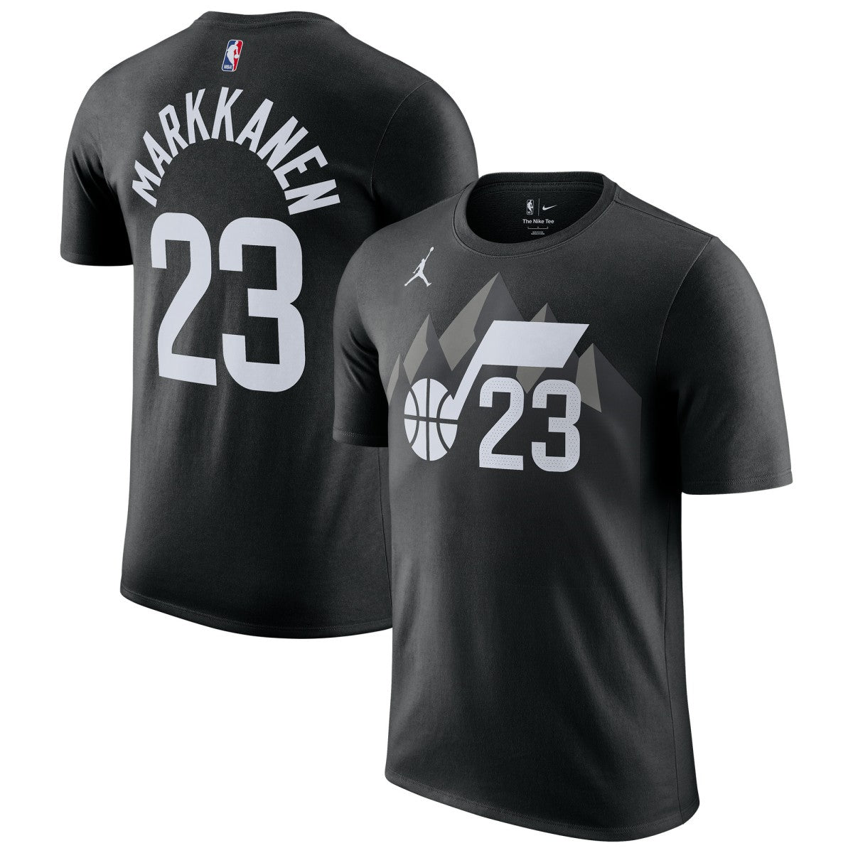 Lauri Markkanen Utah Jazz Jordan Brand Statement Edition Name & Number T-Shirt