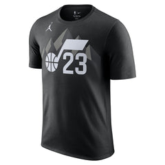 Lauri Markkanen Utah Jazz Jordan Brand Statement Edition Name & Number T-Shirt