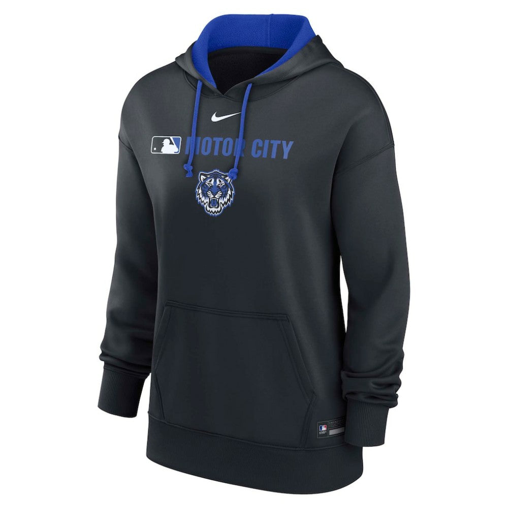 Navy Detroit Tigers Nike Women's City Connect Authentic Collection Therma-FIT Hoodie