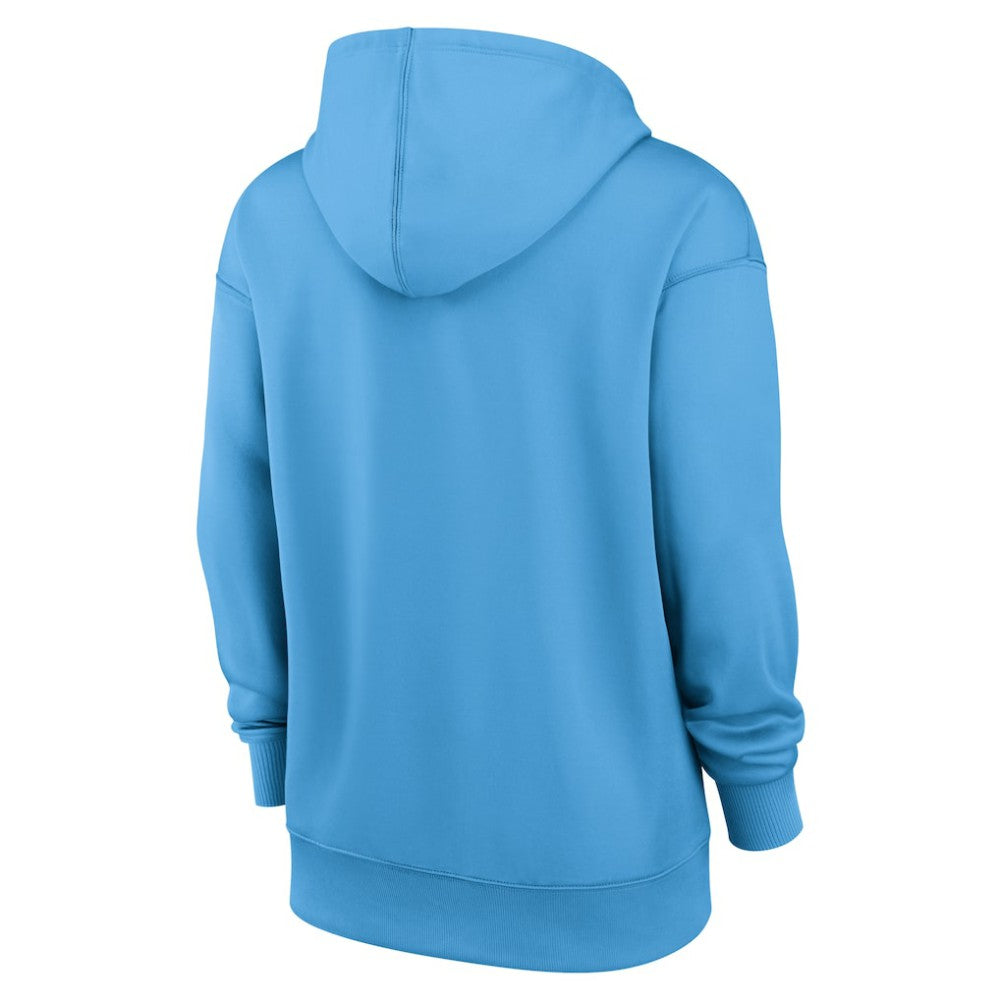 Powder Blue Milwaukee Brewers Nike Women's City Connect Authentic Collection Therma-FIT Hoodie