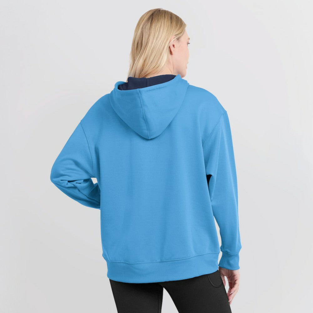 Powder Blue Milwaukee Brewers Nike Women's City Connect Authentic Collection Therma-FIT Hoodie