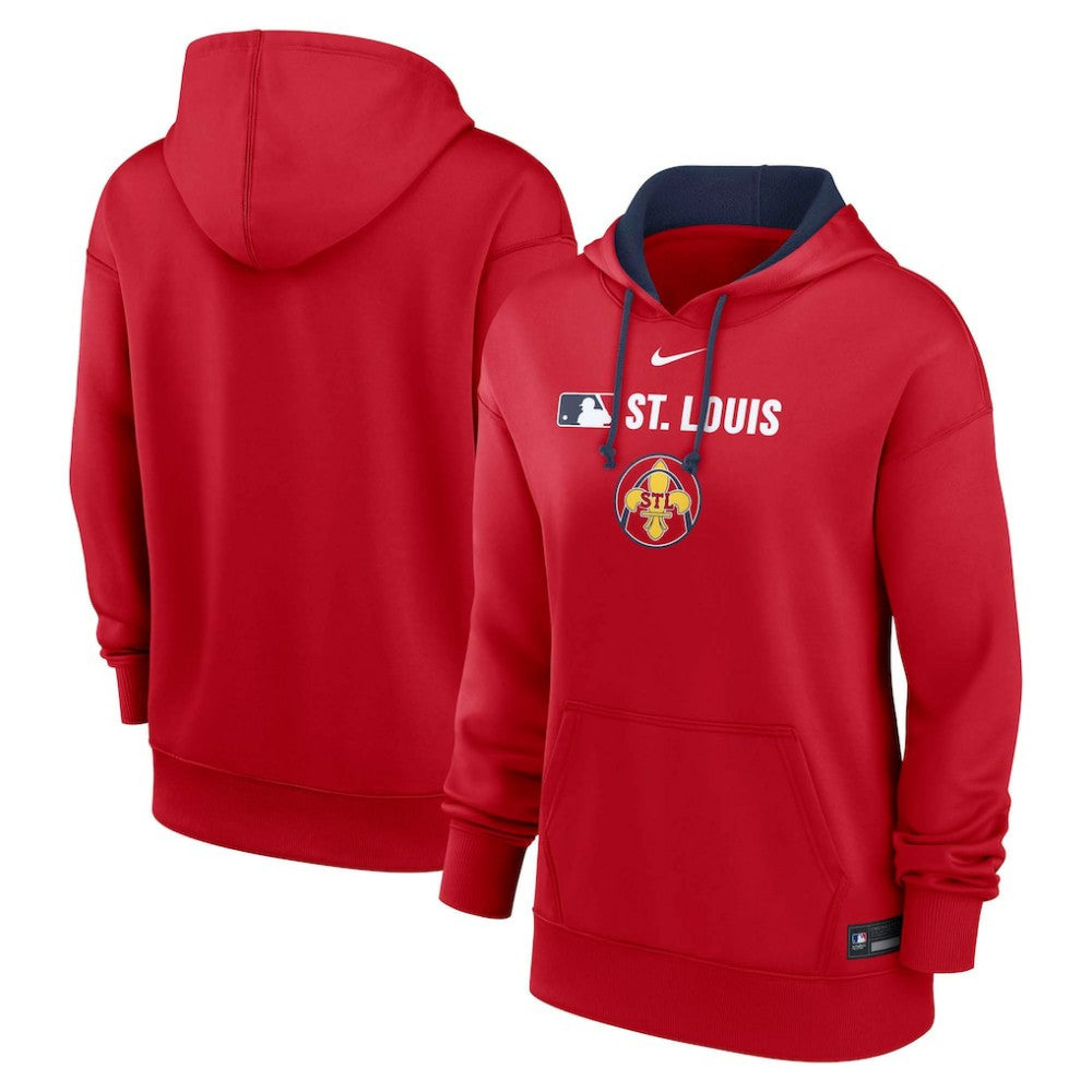 Red St. Louis Cardinals Nike Women's City Connect Authentic Collection Therma-FIT Hoodie