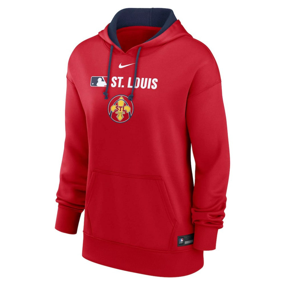 Red St. Louis Cardinals Nike Women's City Connect Authentic Collection Therma-FIT Hoodie